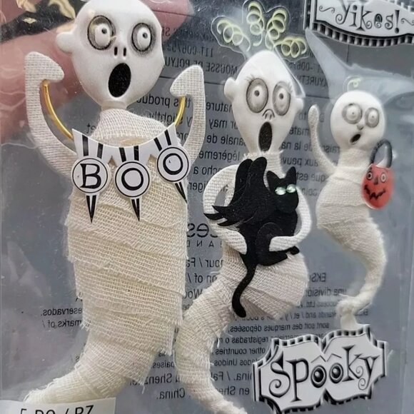⭐️ $10 - JOLEE'S BOUTIQUE GAUZE WRAPPED MUMMY HALLOWEEN STICKER SET - RARE! - Picture 6 of 7